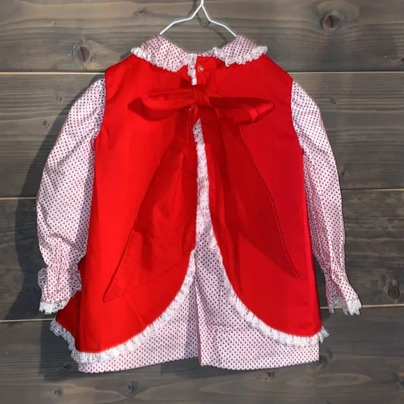 Beautiful vintage hand smocked Polly Flinders dress - Picture 6 of 10